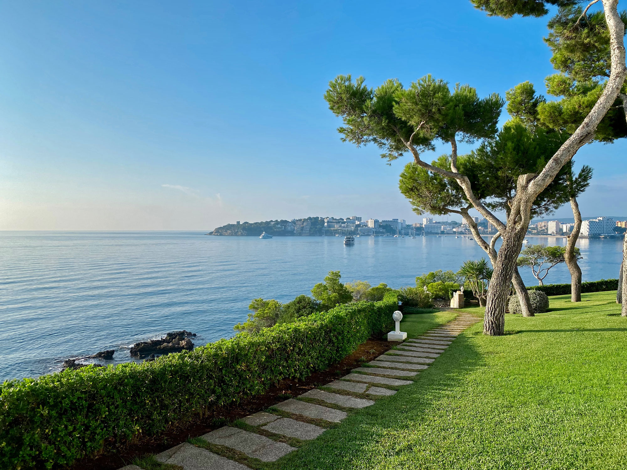 Mediterranean garden landscape Mallorca