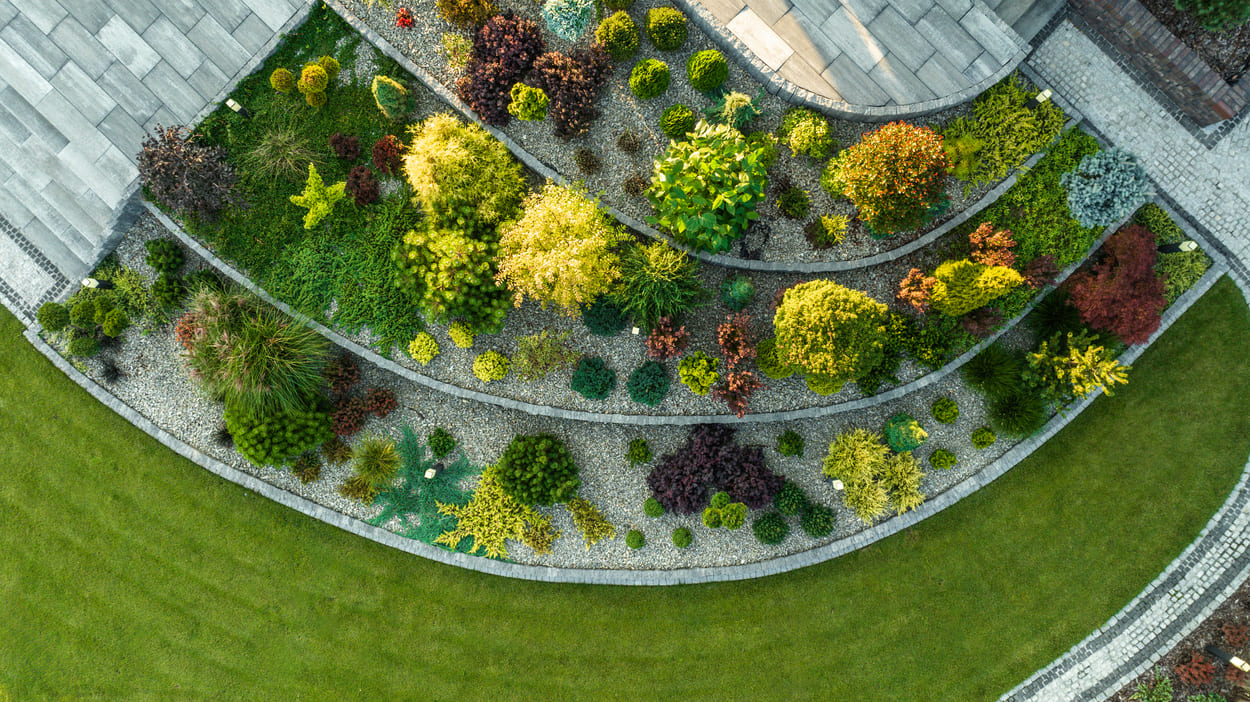 Es Capdella estate garden